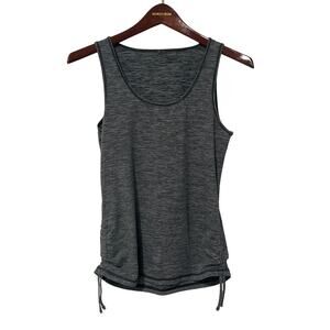 Gray, Tank, With Ties on Hem, Size S, 1349G